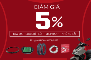 KHUYẾN MÃI PHỤ TÙNG